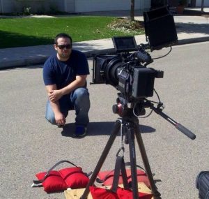 Scott in front of camera
