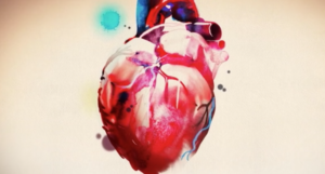 Watercolor heart
