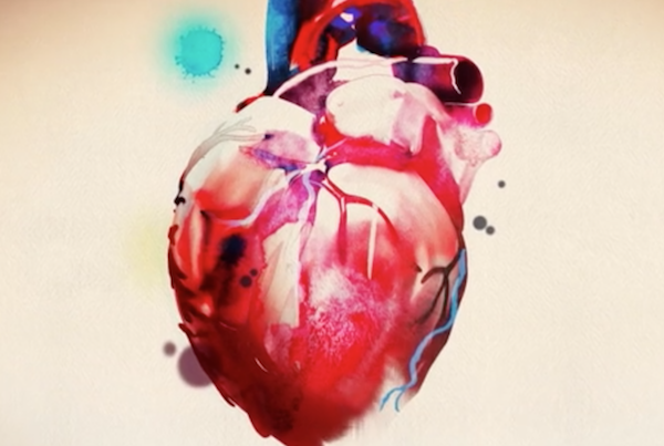 Watercolor heart