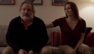 Couple sitting on couch
