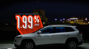 SUV with APR graphic