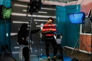 Production Team on set