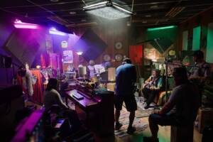 Production Team on set