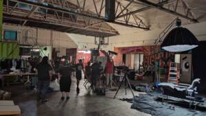 Production Team on set